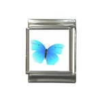 Blue Butterfly Italian Charm (13mm)