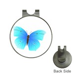 Blue Butterfly Golf Ball Marker Hat Clip