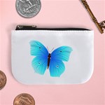 Blue Butterfly Mini Coin Purse