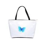 Blue Butterfly Classic Shoulder Handbag