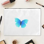 Blue Butterfly Cosmetic Bag (XL)