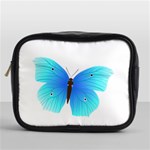 Blue Butterfly Mini Toiletries Bag (One Side)