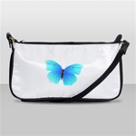 Blue Butterfly Shoulder Clutch Bag