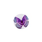 Purple Butterfly 1  Mini Button