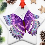 Purple Butterfly Ornament (Star)