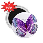 Purple Butterfly 2.25  Magnet (10 pack)