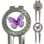 Purple Butterfly 3-in-1 Golf Divot