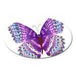 Purple Butterfly Magnet (Oval)