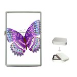 Purple Butterfly Flip Top Lighter