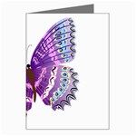 Purple Butterfly Greeting Card