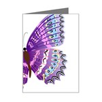 Purple Butterfly Mini Greeting Card