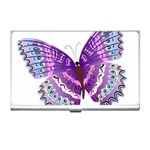 Purple Butterfly Business Card Holder