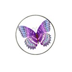 Purple Butterfly Hat Clip Ball Marker