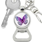 Purple Butterfly Bottle Opener Key Chain