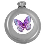 Purple Butterfly Hip Flask (5 oz)