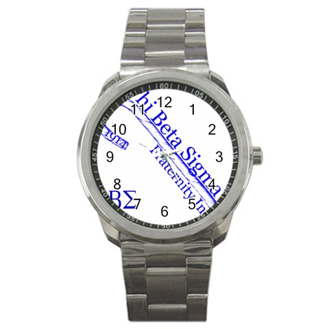 sigma 4_canes_peppermint_sin Sport Metal Watch from ArtsNow.com Front