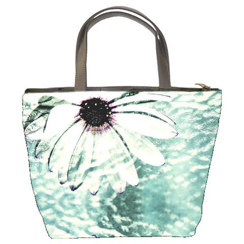 Grunge Daisy Bucket Bag from ArtsNow.com Back