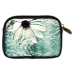 Grunge Daisy Digital Camera Leather Case from ArtsNow.com Back