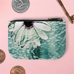 Grunge Daisy Mini Coin Purse from ArtsNow.com Back