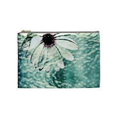 Grunge Daisy Cosmetic Bag (Medium) from ArtsNow.com Front