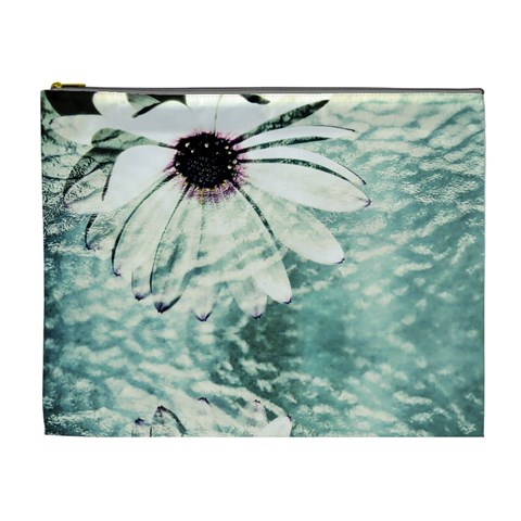 Grunge Daisy Cosmetic Bag (XL) from ArtsNow.com Front