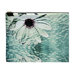 Grunge Daisy Cosmetic Bag (XL) from ArtsNow.com Front