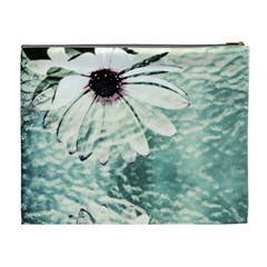 Grunge Daisy Cosmetic Bag (XL) from ArtsNow.com Back