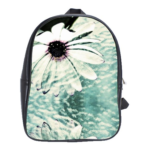 Grunge Daisy School Bag (Large) from ArtsNow.com Front