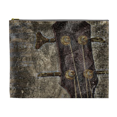 Grunge Guitar Tune Cosmetic Bag (XL) from ArtsNow.com Front