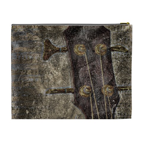 Grunge Guitar Tune Cosmetic Bag (XL) from ArtsNow.com Back