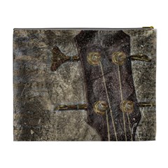 Grunge Guitar Tune Cosmetic Bag (XL) from ArtsNow.com Back