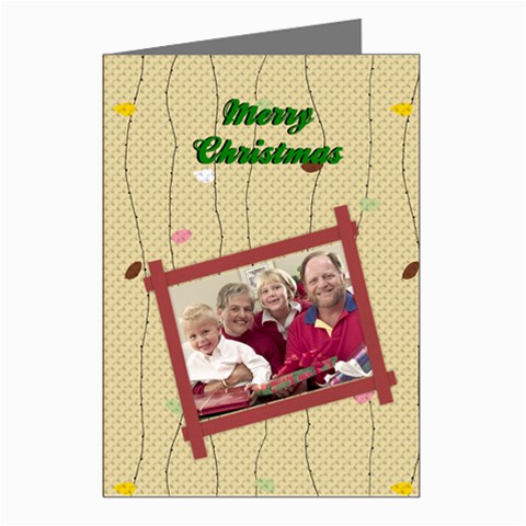 Personalised Christmas Card (Pkg of 8) from ArtsNow.com Left