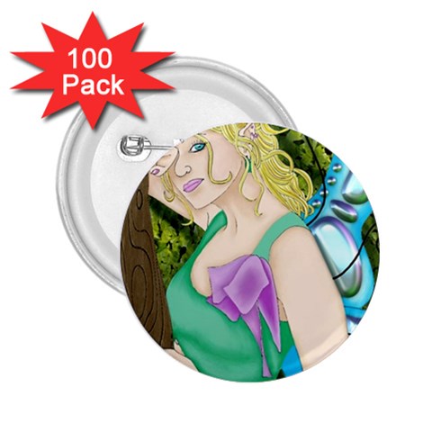 Forgotten Summer 2.25  Button (100 pack) from ArtsNow.com Front