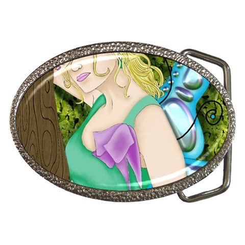 Forgotten Summer Belt Buckle from ArtsNow.com Front