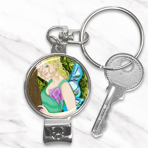 Forgotten Summer Nail Clippers Key Chain from ArtsNow.com Front