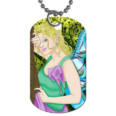 Forgotten Summer Dog Tag (One Side) from ArtsNow.com Front