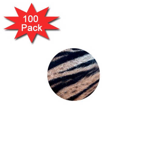 Tiger Skin 1  Mini Button (100 pack)  from ArtsNow.com Front