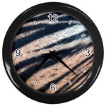 Tiger Skin Wall Clock (Black)