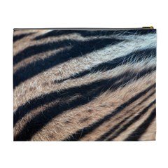 Tiger Skin Cosmetic Bag (XL) from ArtsNow.com Back