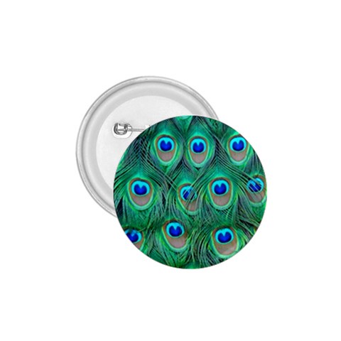 Peacock Feather 1 1.75  Button from ArtsNow.com Front