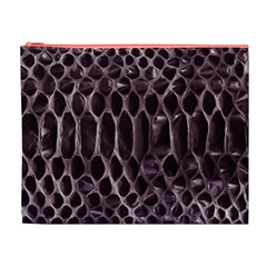 Snake Skin 3 Cosmetic Bag (XL) from ArtsNow.com Front