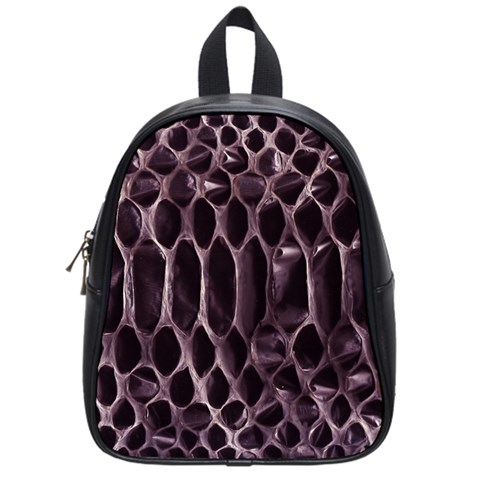 Snake Skin 3 School Bag (Small) from ArtsNow.com Front