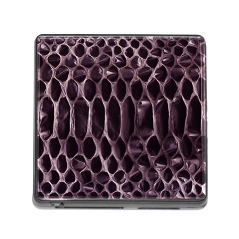 Snake Skin 3 Memory Card Reader with Storage (Square) from ArtsNow.com Front