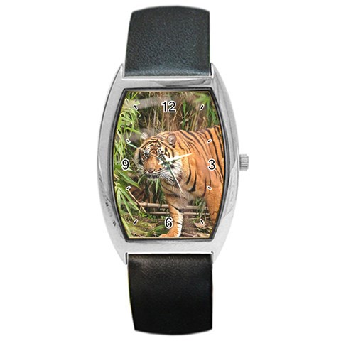 Tiger 1 Barrel Style Metal Watch from ArtsNow.com Front