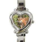 Tiger 1 Heart Italian Charm Watch