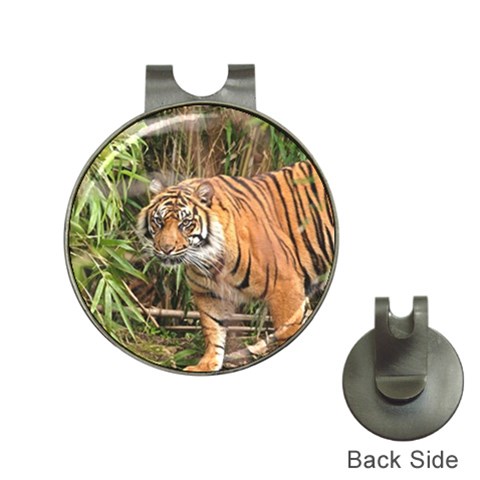 Tiger 1 Golf Ball Marker Hat Clip from ArtsNow.com Front