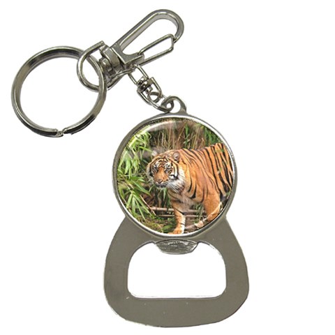 Tiger 1 Bottle Opener Key Chain from ArtsNow.com Front