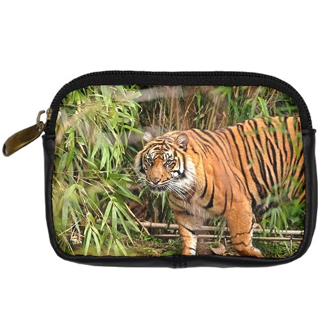 Tiger 1 Digital Camera Leather Case from ArtsNow.com Front