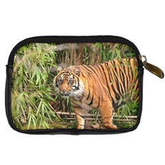 Tiger 1 Digital Camera Leather Case from ArtsNow.com Back