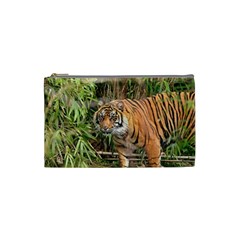 Tiger 1 Cosmetic Bag (Small) from ArtsNow.com Front